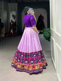 Exquisite Bandhej Printed Tussar Silk Lehenga Choli - women's fashion mart