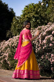 Festival Wear Kanchipuram Silk Zari Weaving Lehenga Choli Set - women's fashion mart