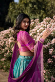 Festival Wear Kanchipuram Silk Zari Weaving Lehenga Choli Set - women's fashion mart