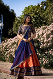 Festival Wear Kanchipuram Silk Zari Weaving Lehenga Choli Set - women's fashion mart