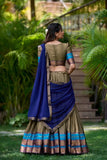 Amazing Poly Cotton Zari Weaving Work Lehenga Choli Set - women's fashion mart