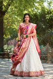 Paithani Jacquard Silk Weaving Zari Worked Lehenga Set - women's fashion mart