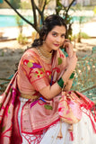 Paithani Jacquard Silk Weaving Zari Worked Lehenga Set - women's fashion mart