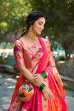 Paithani Jacquard Silk Weaving Zari Worked Lehenga Set - women's fashion mart