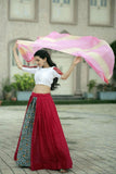 Wear Viscous Position Printed Lehenga Choli Set -Lehenga Choli XS women's fashion mart