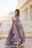 Beautiful Floral Printed Sequins Worked Designer Lehenga Choli - women's fashion mart