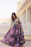 Beautiful Floral Printed Sequins Worked Designer Lehenga Choli - women's fashion mart