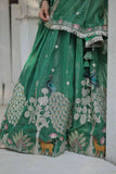 Elegant and Outstanding Embroidered Lehenga Choli -Lehenga Choli Pink / Semi Stitched women's fashion mart