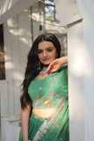Elegant and Outstanding Embroidered Lehenga Choli -Lehenga Choli Pink / Semi Stitched women's fashion mart