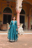Festival Wear Chinon Rich Sequins Embroidered Gown - women's fashion mart