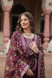 Festival Wear Chinon Rich Sequins Embroidered Gown - women's fashion mart