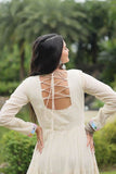 Wear Kora Cotton Kutchi Gamthi Worked Gown -Gowns L women's fashion mart