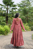 Heavy Cotton Printed and Kutchi Design Gown For Navratri - women's fashion mart