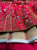 Malai Satin Silk Embellished Thread Work lehenga -Lehenga Choli Set Default Title women's fashion mart