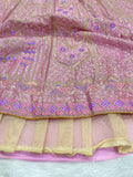 Kasturi Silk Embellished With Multi Thread Embroidery heavy lehenga -PRIMIUM LEHNGHA Pink / free size women's fashion mart