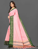 Arrival Cotton Silk Chex Pattern Saree With Gold Zari Weaving -Party Wear Default Title women's fashion mart