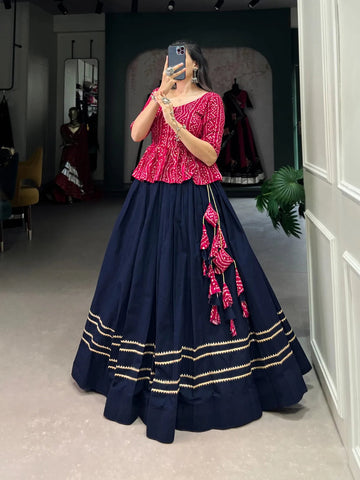 Make Your Navratri Look Flawless with Cotton Lehenga Choli - women's fashion mart