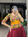Vibrant and Modern Cotton Lehenga Choli - women's fashion mart