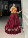 Vibrant and Modern Cotton Lehenga Choli - women's fashion mart