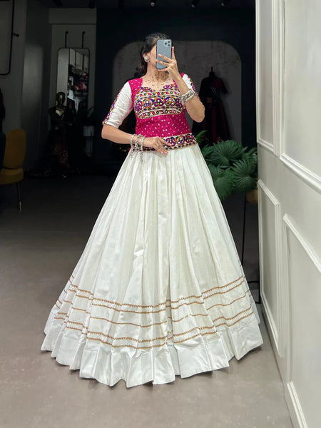 Vibrant and Modern Cotton Lehenga Choli - women's fashion mart