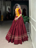 Vibrant and Modern Cotton Lehenga Choli - women's fashion mart