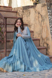 Jagu Star Georgette Anarkali | Shoppers Trend