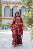 Lata Viscose Georgette Kurti | Shoppers Trend