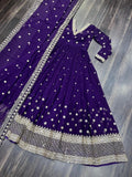 Kamal Faux Blooming Anarkali | Shoppers Trend