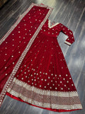 Kamal Faux Blooming Anarkali | Shoppers Trend