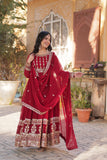 Kinjal  Faux Blooming Anarkali | Shoppers Trend