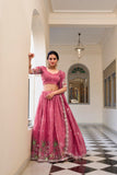 Laxmi Gold Crush Dhavani Set | Half-Saree | Sequins and Thread Embroidery | Shoppers Trend  women's fashion mart