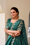 Laxmi Gold Crush Dhavani Set | Half-Saree | Sequins and Thread Embroidery | Shoppers Trend  women's fashion mart