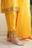 Ethnic Heavy Rayon Salab Set with Intricate Handwork Embroidery – Fully Stitched Kurti, Pant & Cotton Dupatta - S women's fashion mart