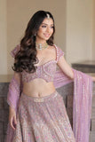 Radiant Kasturi Silk Bridal Lehenga Set - M women's fashion mart