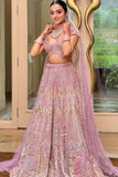 Radiant Kasturi Silk Bridal Lehenga Set - M women's fashion mart