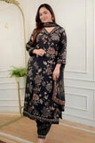 Stylish Black Afghani Suit - XXL women's fashion mart