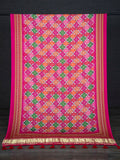Pink Color Digital Printed Pure Gaji Silk Dupatta