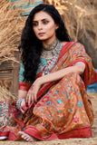 Cotton Rust Brilliant Printed Casual Saree.