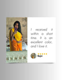 Crafted from the finest handwoven Khadi cotton Saree -Saree Default Title women's fashion mart