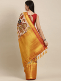 Designer Kalamkari Print Pattu Banarasi Silk Saree  women's fashion mart