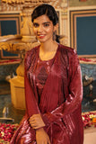 Maroon Color Exquisite Party Style Art Silk Ready to Wear Saree With Long Jacket - women's fashion mart