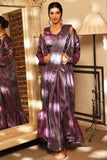 Attractive Party Style Art Silk Ready to Wear Saree With Long Jacket In Purple Color - women's fashion mart