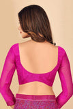 Trendy Pink Color Chiffon Saree - women's fashion mart
