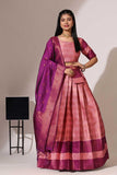 Art Silk Function Wear Ravishing Lehenga In Pink Color - women's fashion mart