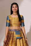 Radiant Art Silk Mustard Color Function Wear Lehenga - women's fashion mart