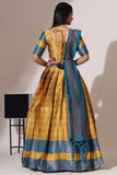 Radiant Art Silk Mustard Color Function Wear Lehenga - women's fashion mart