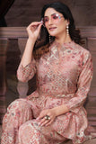 Multi Color Printed Chanderi Readymade Co-Ord Set.