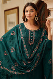 Chinon Fabric Teal Color Function Wear Gorgeous Salwar Suit.