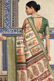 Viscose Fabric Sangeet Wear Mesmeric Saree In Multi Color.