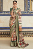 Viscose Fabric Sangeet Wear Mesmeric Saree In Multi Color.